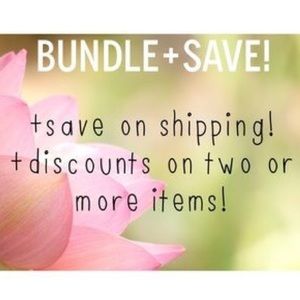 2 or more items count as a bundle. 1 item- offer